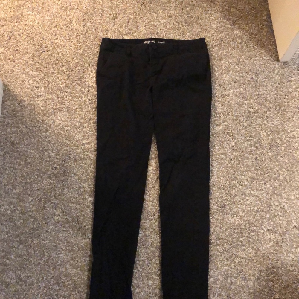 Slim fit black pant